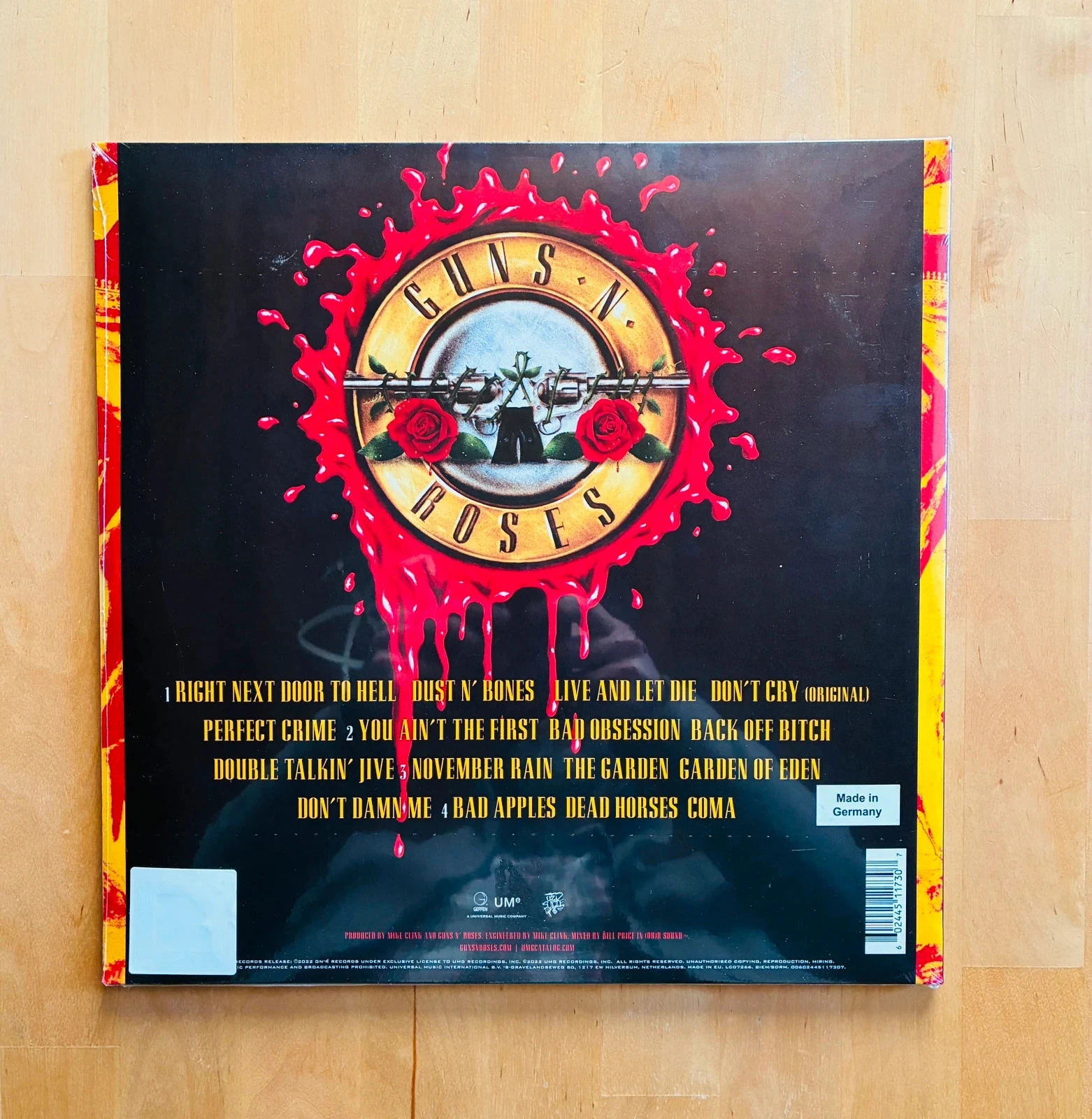 Vinyl record 33T Guns n’Roses Use Your Illusion I. – photo 2